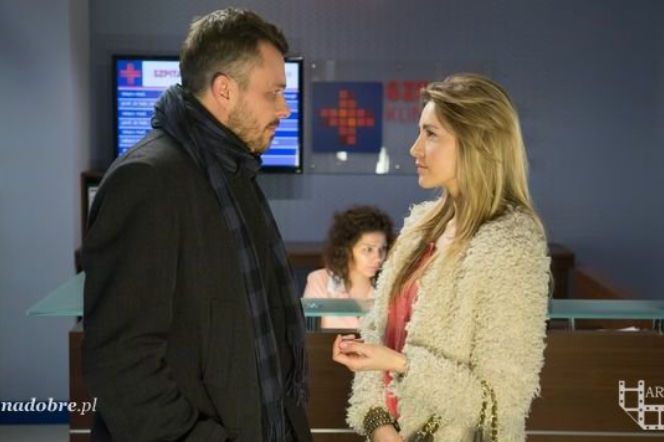 NA DOBRE i NA ZŁE odc. 525. Piotr Gawryło (Marek Bukowski), Hana Goldberg (Kamilla Baar)