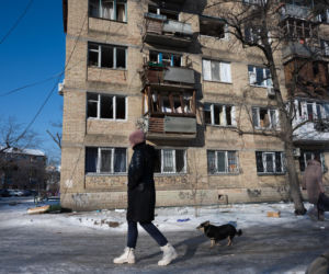 Kijów po rosyjskim ostrzale 3.02.2026