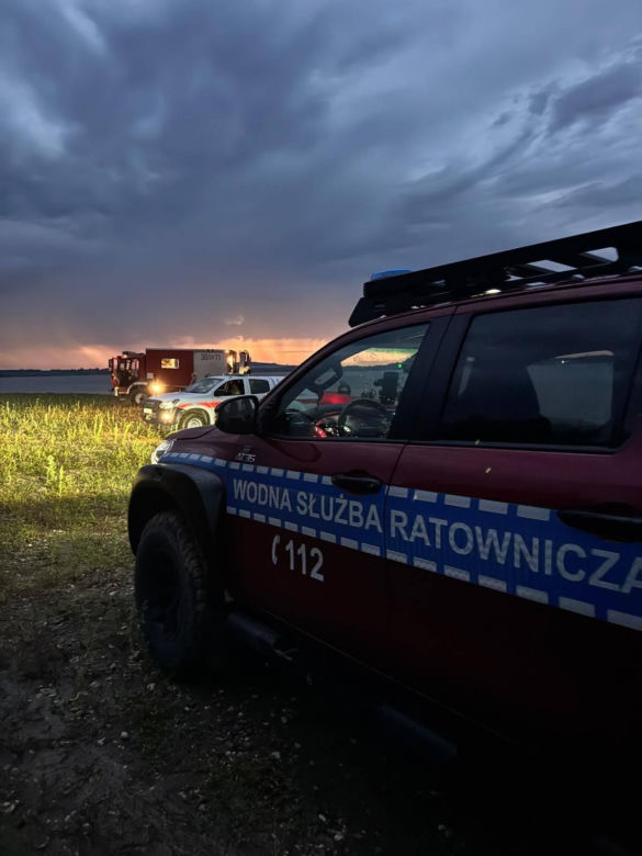 Akcja ratunkowa na zalewie Mietkowskim
