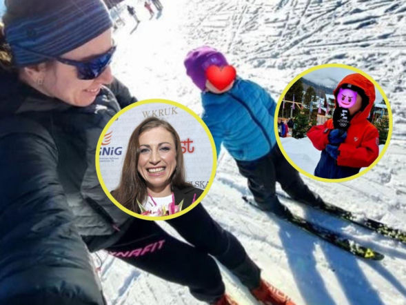 Syn Justyny Kowalczyk robi furorę na Igrzyskach Olimpijskich 2026. Rozczulające zdjęcia są hitem sieci