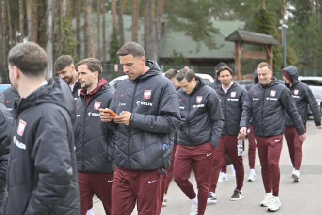 Polska - Albania. Reprezentacja Polski na spacerze