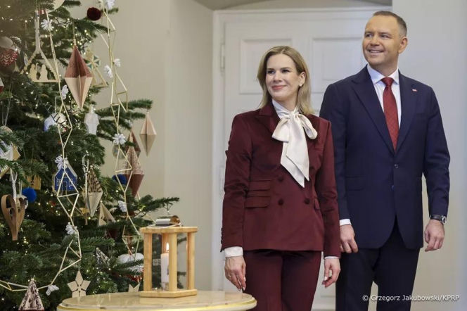 Nawrocki stał obok instrumentu i aż go kusiło! Nie mógł się powtrzymać. Nagranie krąży po sieci