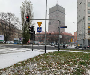 Spadł pierwszy śnieg! Zobacz jak wyglądają ulice Poznania
