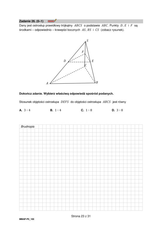 Matura 2023. Arkusz pokazowy matematyka