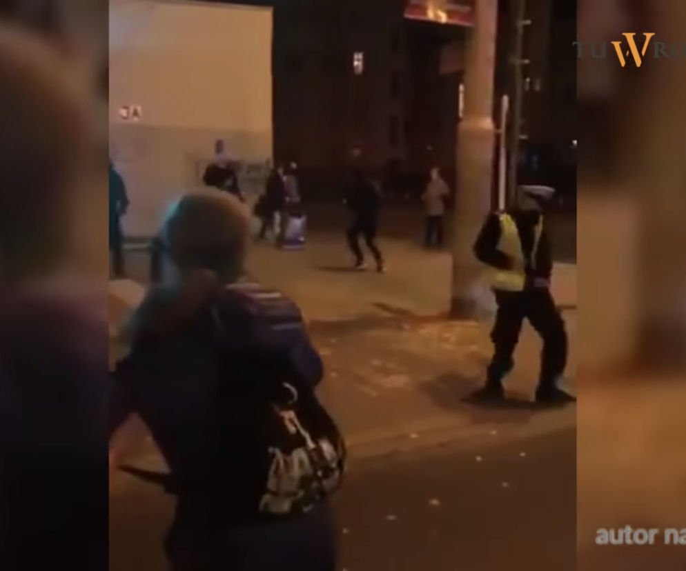 Ataki na protestujących we Wrocławiu