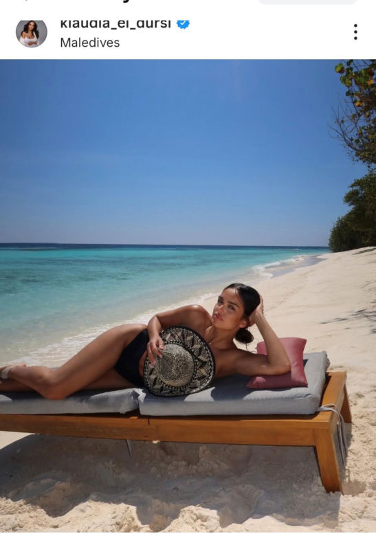 Klaudia El Dursi zapozowała topless. Tak wypoczywała na Malediwach