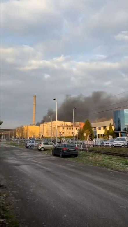 Pożar w Hucie Łaziska