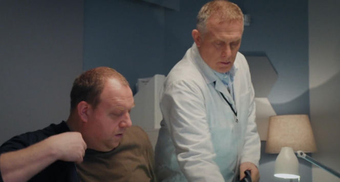 M jak miłość odc. 1927. Tadeusz (Bartłomiej Nowosielski), Artur Rogowski (Robert Moskwa)