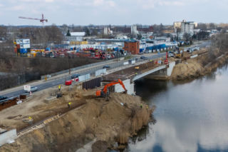 Nowy most na Białołęce przy ul. Płochocińskiej