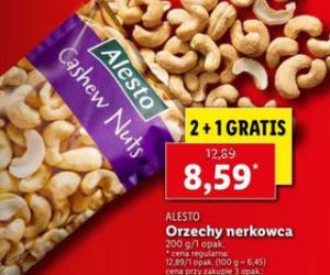 Orzechy nerkowce 2+1 gratis