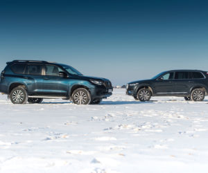 Volvo XC90 B5 AWD 8AT Inscription vs. Toyota Land Cruiser 2.8 D-4D AWD 6AT Executive