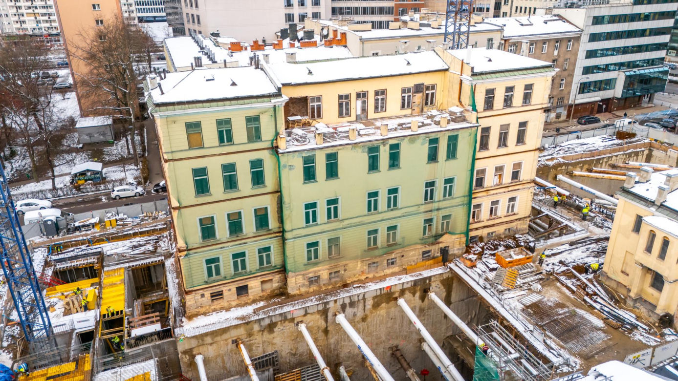 Budowa Muzeum Getta Warszawskiego 
