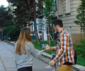 Selfie w miejscu publicznym