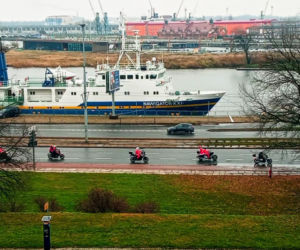 Motomikołaje przejechały ulicami Szczecina