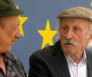 	Ranczo 8 sezon odc. 99. Solejuk (Sylwester Maciejewski), Stach Japycz (Franciszek Pieczka)