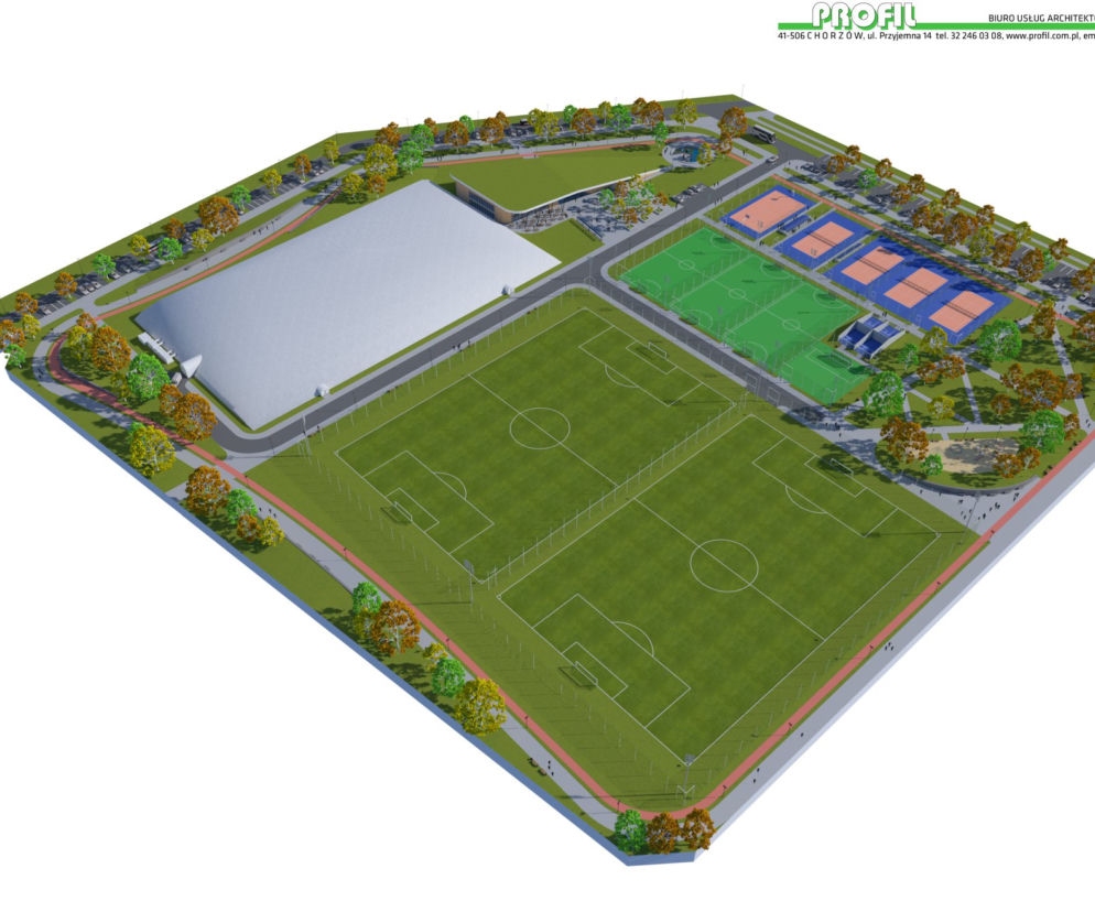 Centrum Sportu/ wizualizacja