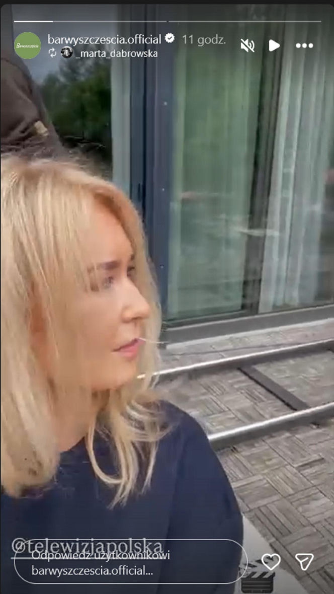 Barwy szczęścia nowy sezon na planie. Karolina (Marta Dąbrowska)