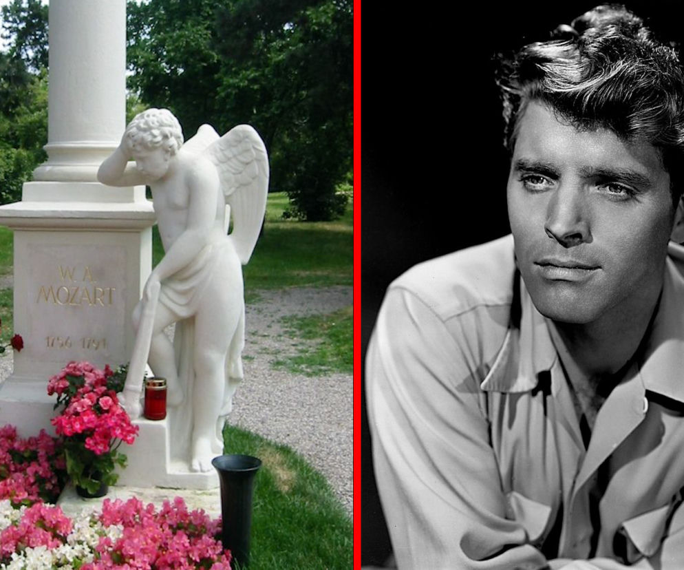 Grób Wolfganga Amadeusza Mozarta i Burt Lancaster