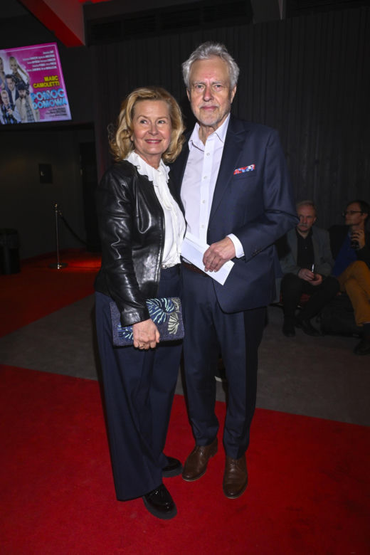 Barbara Bursztynowicz z mężem Jackiem