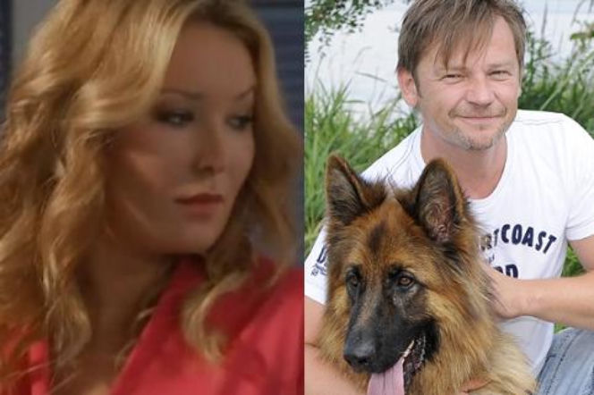 KOMISARZ ALEX 3 sezon. Beata Fabicka (Marta Dąbrowska), Ryszard Puchała (Ireneusz Czop)
