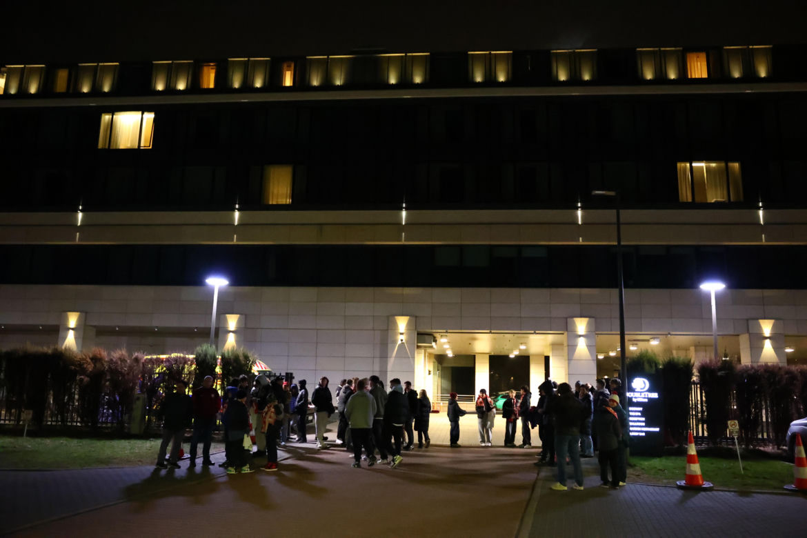 Reprezentacja Polski: nocny powrót do hotelu po meczu