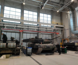 Otwarcie hali remontowej w 18. Łomżyńskim Pułku Logistycznym