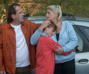 Barwy szczęścia, odc. 2384: Aldona (Elżbieta Romanowska), Borys (Jakub Wieczorek), Aleks (Hubert Wiatrowski)