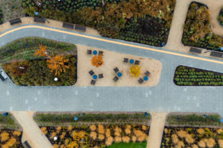 Park nad Południową Obwodnicą Warszawy w marcu 2026 r.