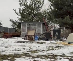 Eksplozja butli w pawilonie na Bielanach