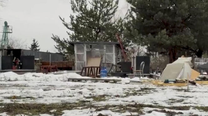 Eksplozja butli w pawilonie na Bielanach