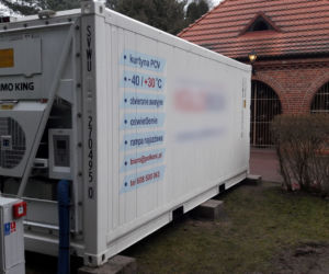 Mobilna chłodnia na ciała w Koszalinie