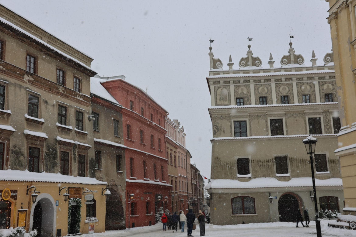 Śnieżyca w Lublinie