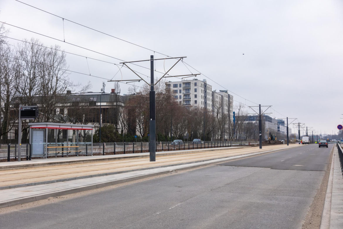 Tramwaj na Kasprzaka w Warszawie