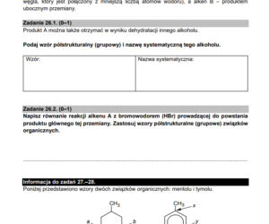 Matura z chemii 2021 - arkusz PDF