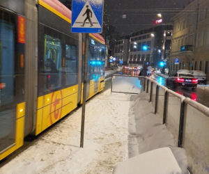 Zimowe utrudnienia w Warszawie