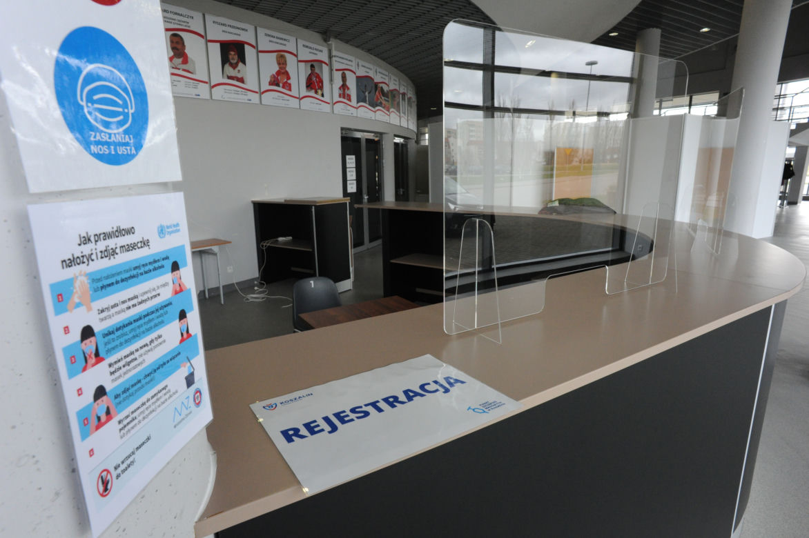 Koszalin: Punkt szczepień masowych