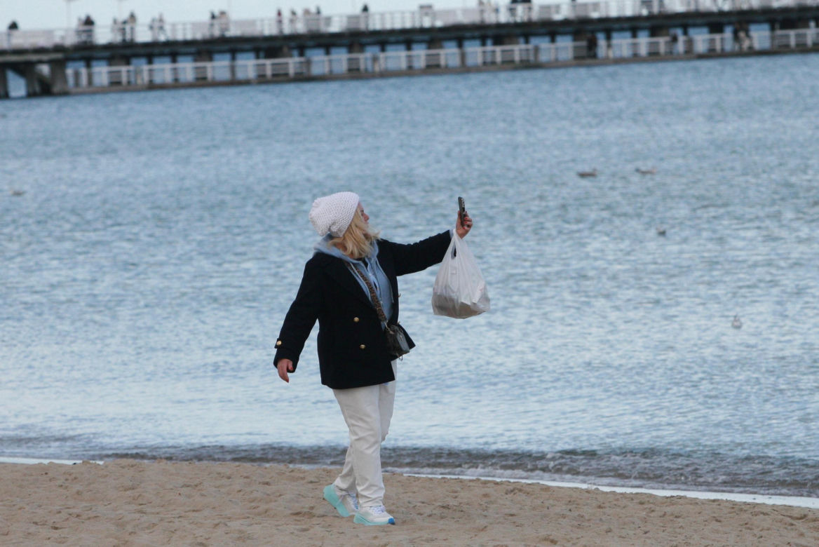 Morsy dorwały Joannę Kurowską na plaży
