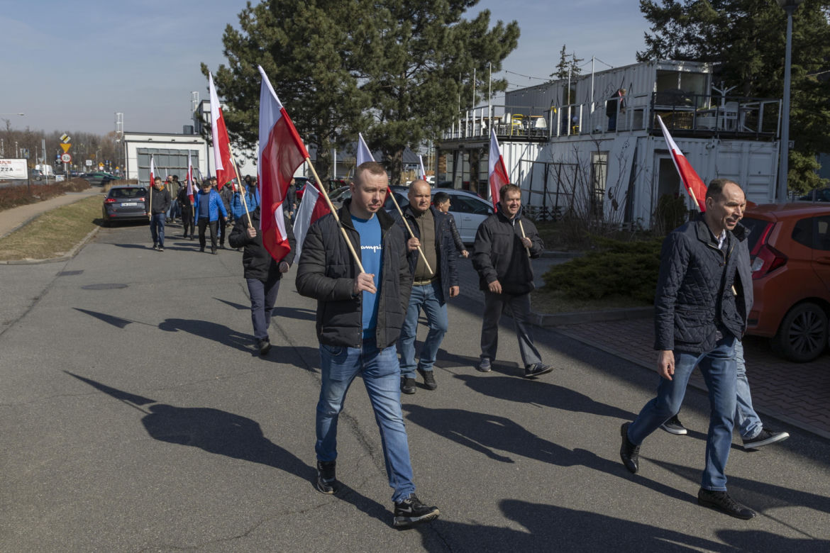 Protest rolników we Wrocławiu