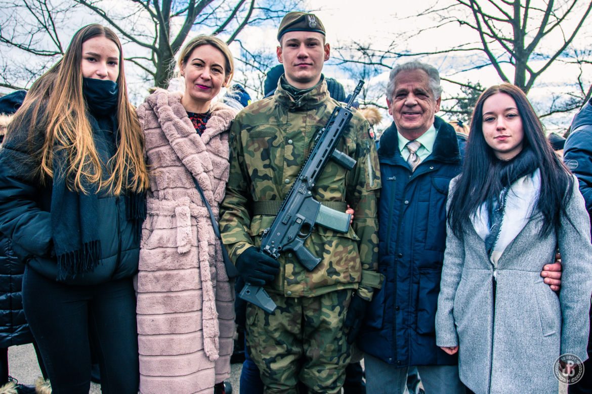 Przysięga Wojsk Obrony Terytorialnej w Kielcach - luty 2023