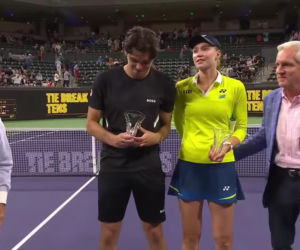 Jelena Rybakina zmolestowana na korcie?!