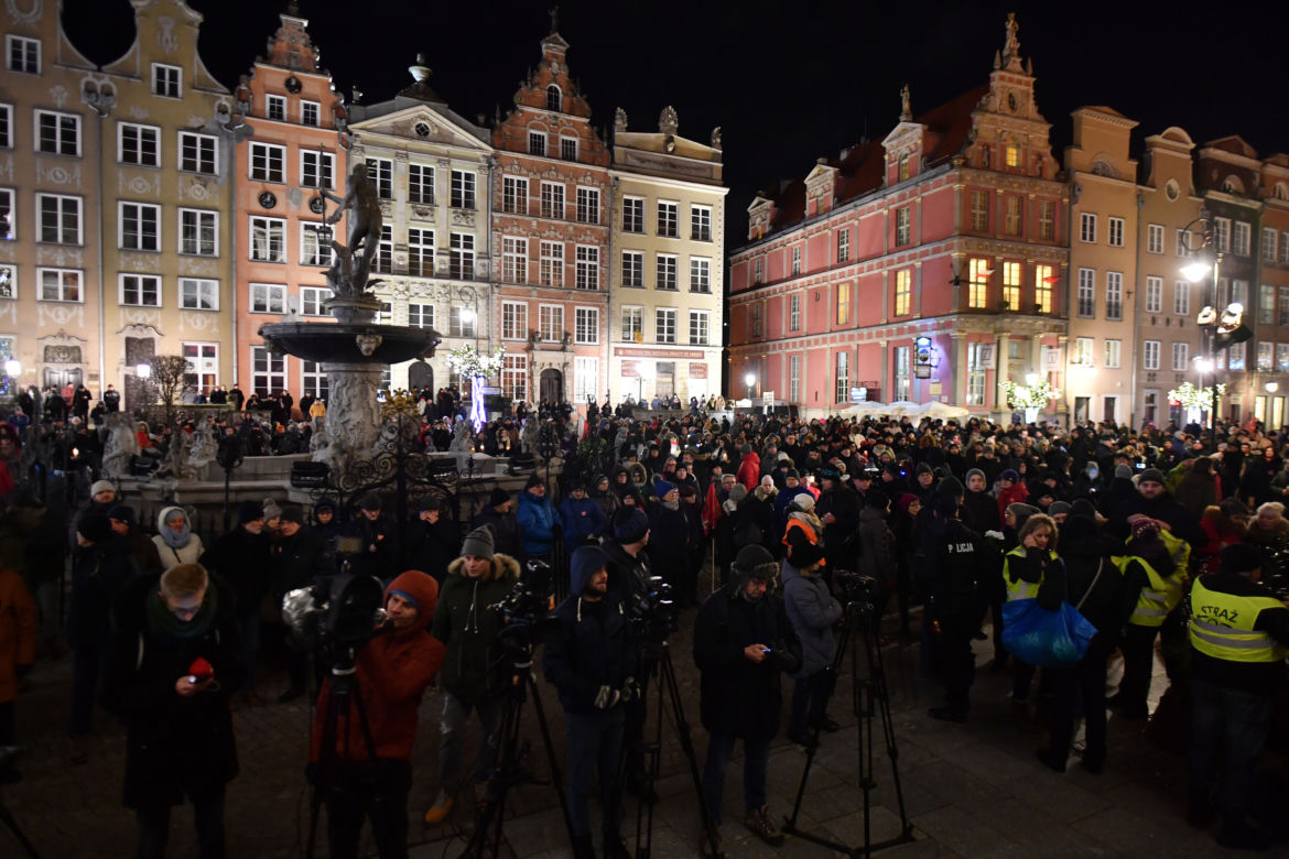 Wiec przeciwko nienawiści i przemocy w Gdańsku