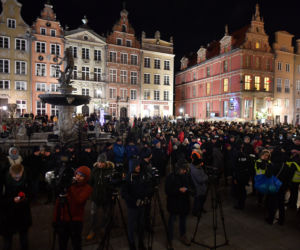 Wiec przeciwko nienawiści i przemocy w Gdańsku