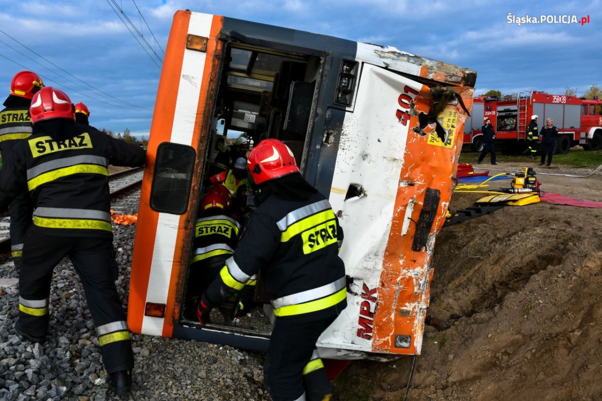 Ćwiczenia służb ratowniczych PRZEJAZD 2019