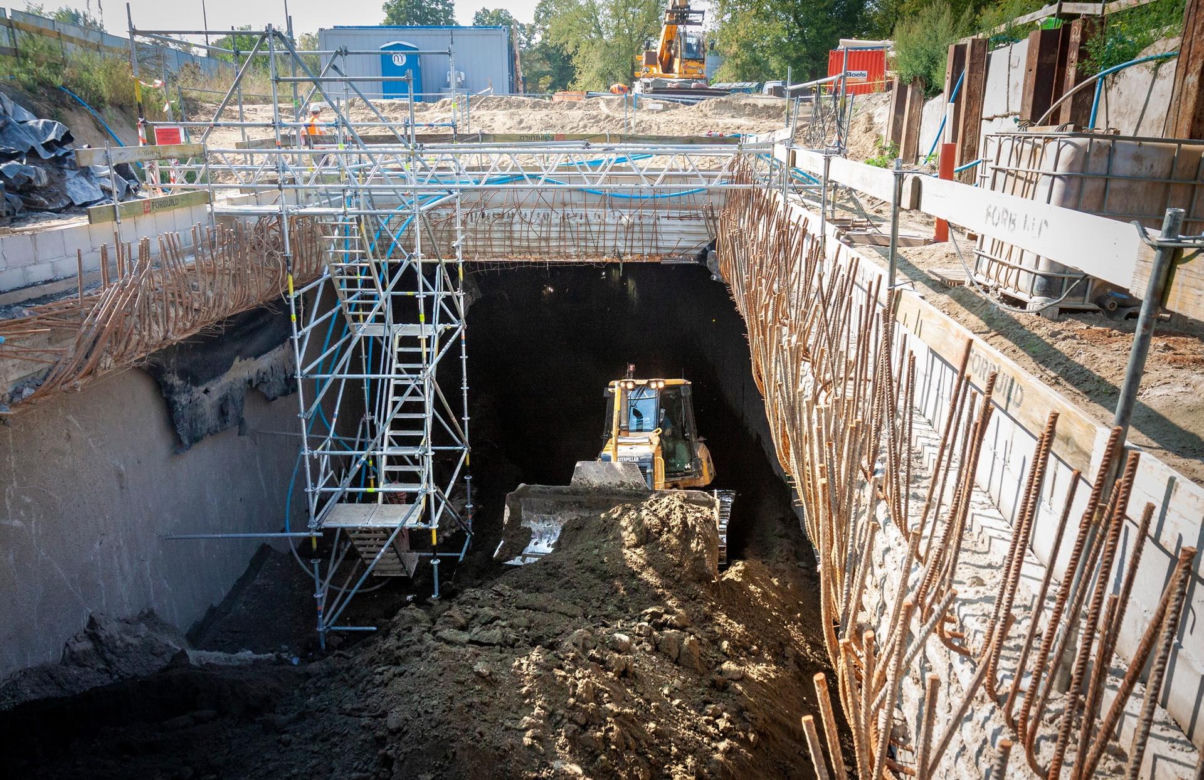 Tramwaj na Dworzec Zachodni coraz bliżej! Tunel pod Parkiem Pięciu Sióstr nabiera kształtów