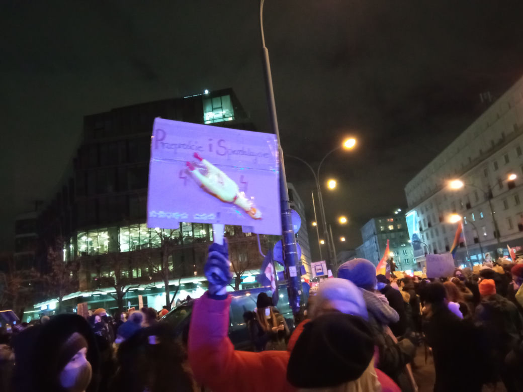 Strajk Kobiet w Warszawie. Takie transparenty mieli ze sobą protestujący (29.01.2021)