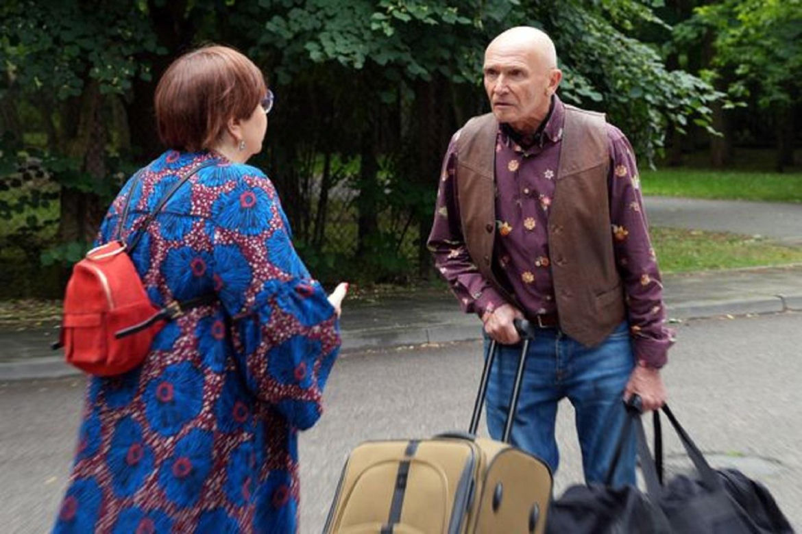 Barwy szczęścia, odcinek 3288. Irenka (Krystyna Tkacz), Tolek (Marek Siudym)