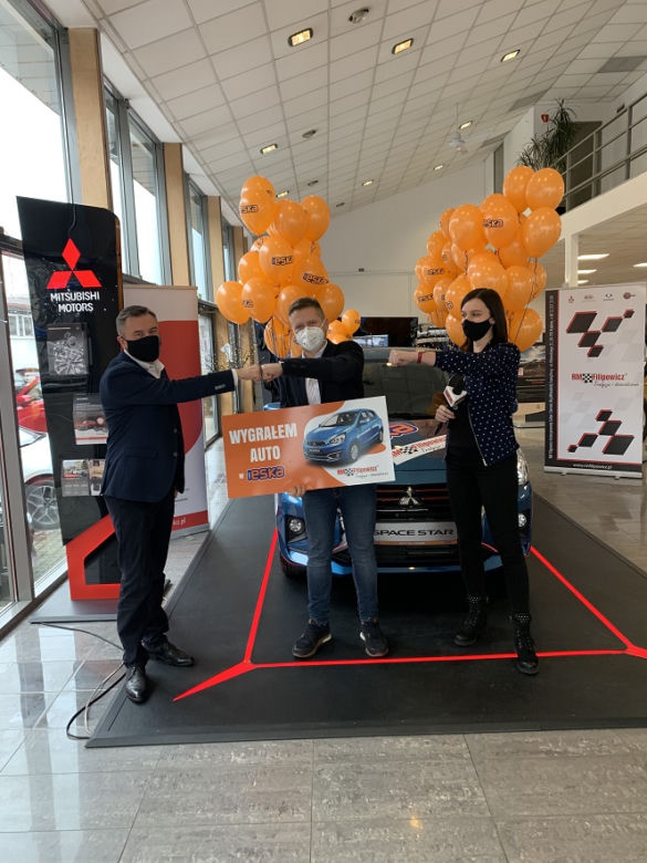 Bartek odebrał Mitsubishi Space Star od Radia ESKA!	