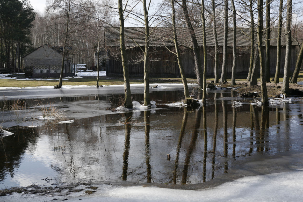 Podtopienia w Ksawerowie