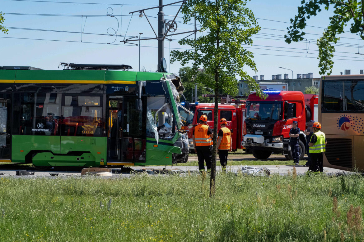 Poważny wypadek na Naramowicach