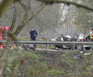 Śmiertelny wypadek na DK61